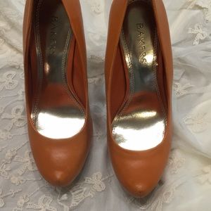 Orange heels size 6